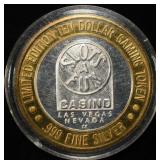 SLOTS A FUN .999 SILVER CASINO TOKEN
