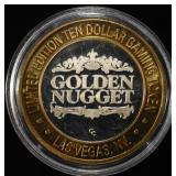 GOLDEN NUGGET .999 SILVER CASINO TOKEN