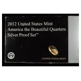 2012-S SILVER QUARTERS PROOF SET