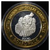 BOARDWALK CASINO .999 SILVER CASINO TOKEN