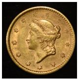 1852 $1 GOLD TYPE 1