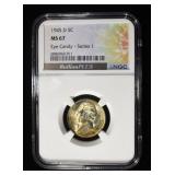 1945-D JEFFERSON NICKEL NGC MS67