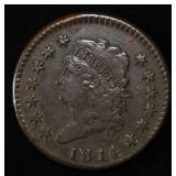 1814 CLASSIC HEAD LARGE CENT XF