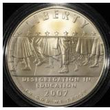 2007-P $1 COMMEM LITTLE ROCK CENTRAL