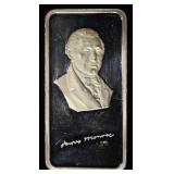 1 OZ .999 SILVER PRESIDENT BAR