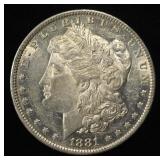 1881-O MORGAN DOLLAR AU/BU