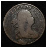 1803 DRAPED BUST HALF CENT