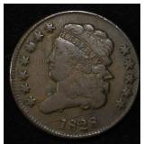 1828 12 STAR CLASSIC HEAD HALF CENT FINE