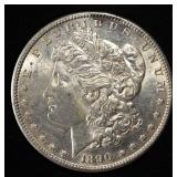 1890-S MORGAN DOLLAR AU/BU