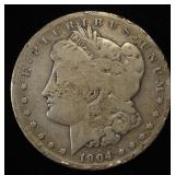1904-S MORGAN DOLLAR AG