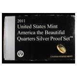2011-S SILVER QUARTERS PROOF SET