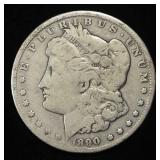 1890-CC MORGAN DOLLAR GOOD