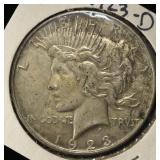 1923-D PEACE DOLLAR