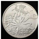 KRAKEN 1 OZ .999 SILVER ROUND
