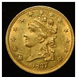 1837 $2.50 CLASSIC HEAD GOLD CH BU