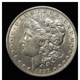 1897-O MORGAN DOLLAR CH AU