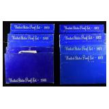 8 UNITED STATES PROOF SETS