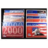2000-2003, 2005 & 2006 U.C. MINT SETS