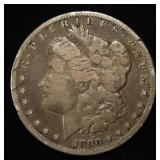 1890-CC MORGAN DOLLAR VG SCRATCHES