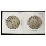 1919-P&S WALKING LIBERTY HALF DOLLAR