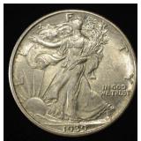 1939 WALKING LIBERTY HALF DOLLAR AU/BU
