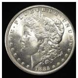 1885-O MORGAN DOLLAR CH BU