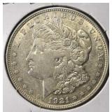 1921-D MORGAN DOLLAR