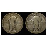 1917-P&D STANDING LIBERTY QUARTER