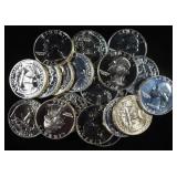 (20) 90% SILVER WASHINGTON QUARTERS PROOF