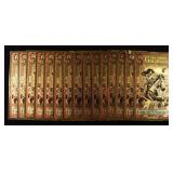 (15) OKLAHOMA 1/2000TH OZ 24K GOLD GOLDBACKS