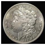 1884-S MORGAN DOLLAR CH AU
