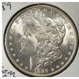1889 MORGAN DOLLAR GEM BU