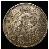 1 YEN 90% SILVER .865 OZT