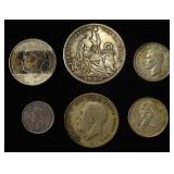 2.06 TROY OZ MIXED FOREIGN SILVER COINS