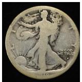 1916-S WALKING LIBERTY HALF DOLLAR