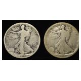 1916-P&D WALKING LIBERTY HALF DOLLAR