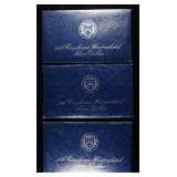 (3) 1974 EISENHOWER UNCIRCULATED SILVER DOLLARS