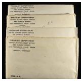 (4) 1968 U.C. MINT SETS
