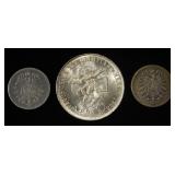 1.06 TROY OZ MIXED FOREIGN SILVER COINS