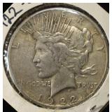 1922-S PEACE DOLLAR