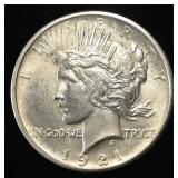1921 PEACE DOLLAR CH BU