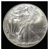 2001 AMERICAN SILVER EAGLE