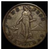 1907 ONE PESO 80% SILVER .635 OZT