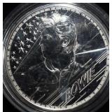 BOWIE 1 OZ .999 SILVER ROUND