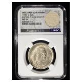 1946-D 50C COMMEM BROOKER  NGC MS64