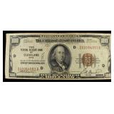 $100 THE FEDERAL RESERVE BANK OF CLEVELAND OHIO