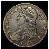 1831 CAPPED BUST HALF DOLLAR XF