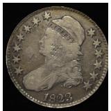 1823 CAPPED BUST HALF DOLLAR VG