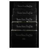 (5) 1981 US MINT PROOF SETS