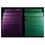 1987, 1989-1992 & 1994-1998 MINT PROOF SETS
